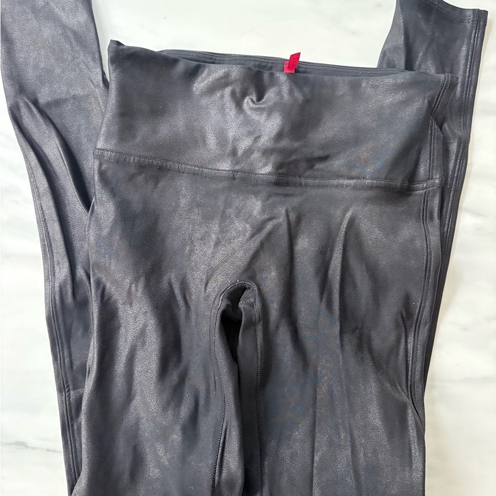 SPANX black Leggings w/ some sheen